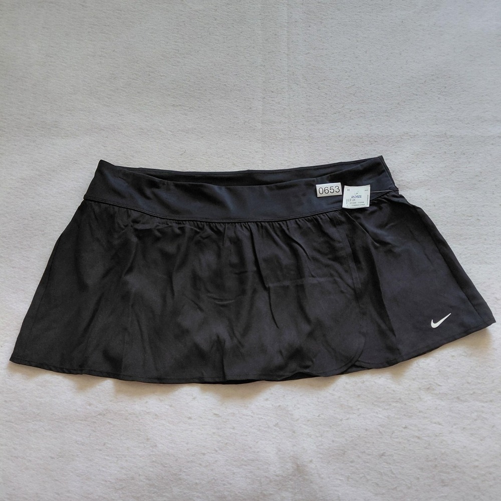 Nike Dri FIT Tennis Golf Skort Womens Black Size 2X NESS9253 Athletic NWT - Picture 2 of 9